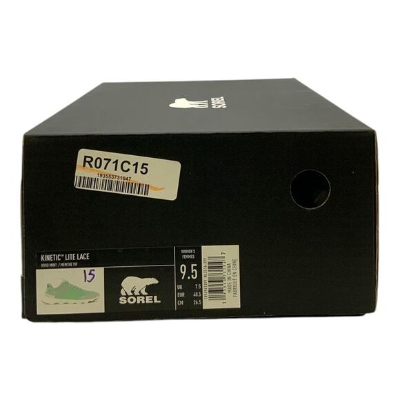 Sorel Kinetic Lite Lace Sneaker Vivid Mint US Women's 9.5 - Picture 8 of 8